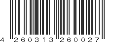 EAN 4260313260027