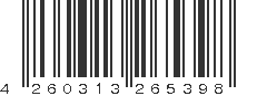 EAN 4260313265398