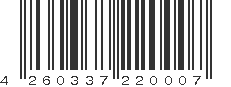 EAN 4260337220007