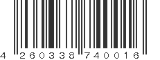 EAN 4260338740016