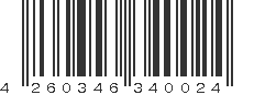 EAN 4260346340024