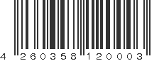 EAN 4260358120003