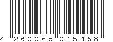 EAN 4260368345458