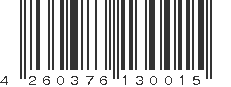 EAN 4260376130015