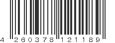 EAN 4260378121189