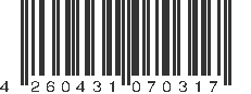 EAN 4260431070317