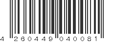 EAN 4260449040081