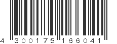 EAN 4300175166041