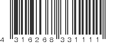 EAN 4316268331111