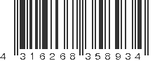 EAN 4316268358934
