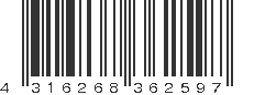 EAN 4316268362597