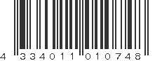 EAN 4334011010748