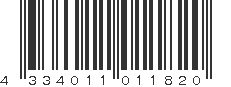 EAN 4334011011820