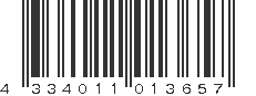 EAN 4334011013657