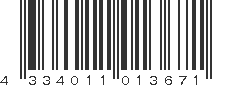 EAN 4334011013671
