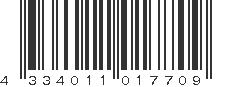EAN 4334011017709