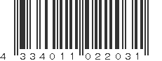 EAN 4334011022031