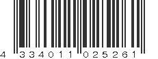 EAN 4334011025261