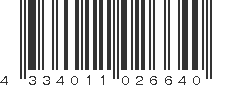 EAN 4334011026640