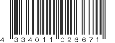 EAN 4334011026671