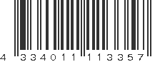 EAN 4334011113357