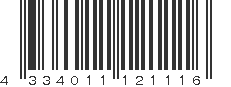 EAN 4334011121116