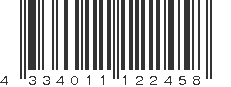 EAN 4334011122458