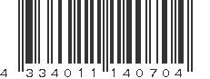 EAN 4334011140704