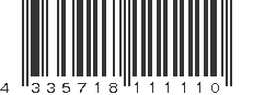 EAN 4335718111110