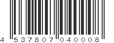 EAN 4537807040008