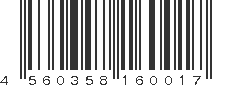 EAN 4560358160017