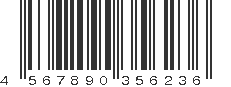 EAN 4567890356236