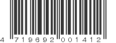 EAN 4719692001412