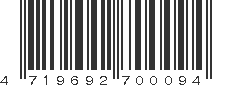 EAN 4719692700094