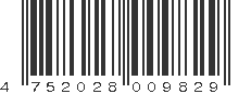 EAN 4752028009829