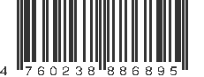 EAN 4760238886895