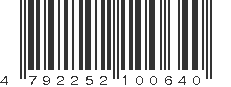 EAN 4792252100640