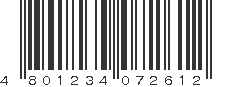 EAN 4801234072612