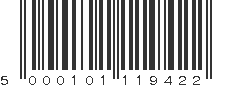 EAN 5000101119422