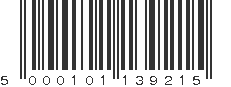 EAN 5000101139215