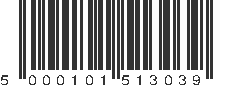 EAN 5000101513039