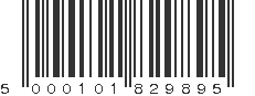 EAN 5000101829895