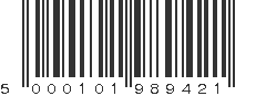EAN 5000101989421
