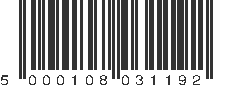 EAN 5000108031192