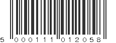EAN 5000111012058