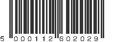 EAN 5000112602029