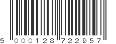 EAN 5000128722957