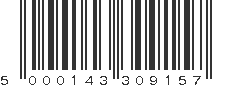 EAN 5000143309157