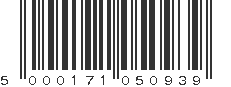 EAN 5000171050939