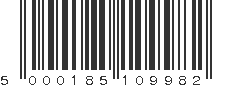 EAN 5000185109982